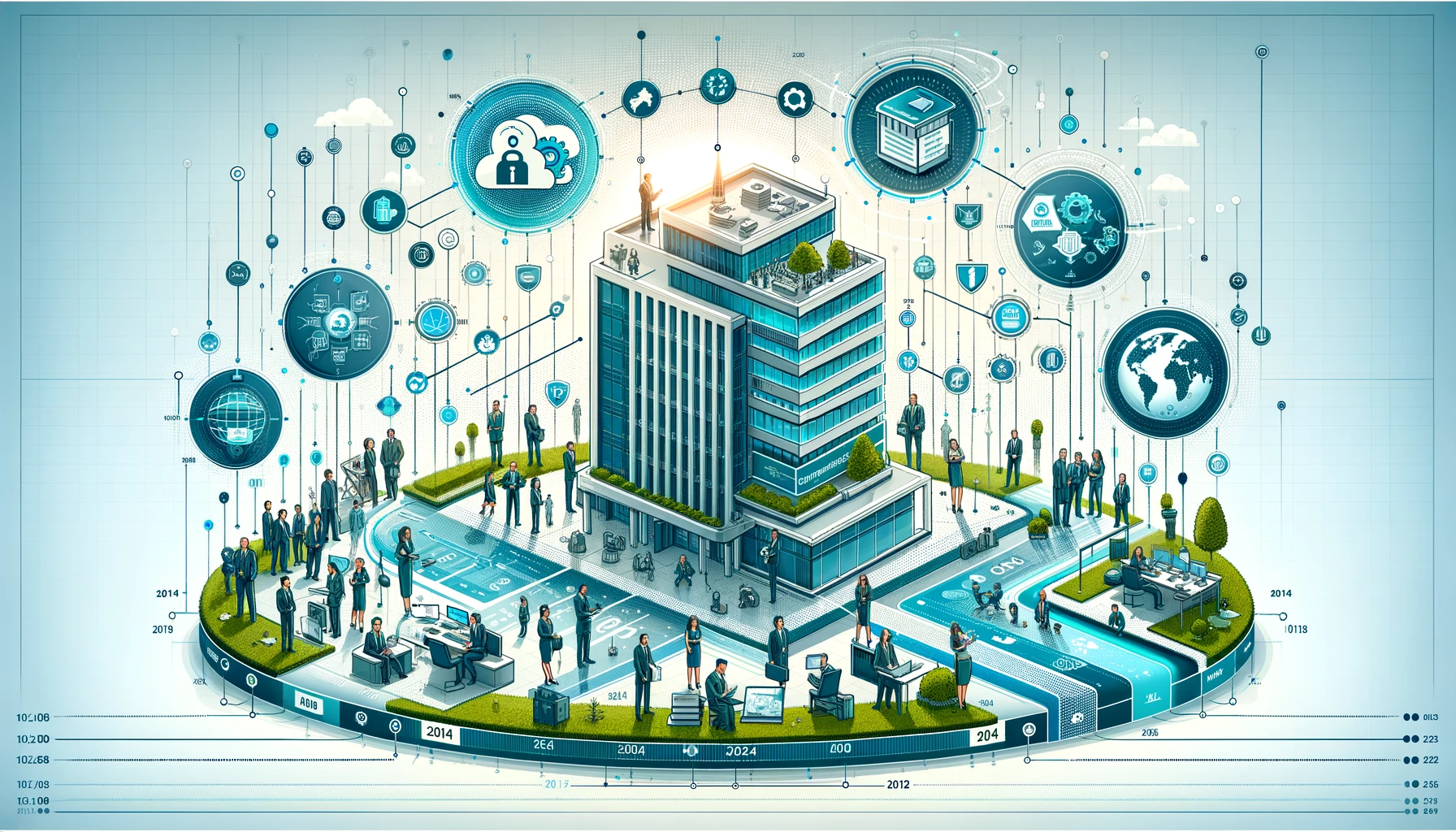 Tripocert, IT-Cloud, Darstellung von Gebäude- und Kommunikationssystemen